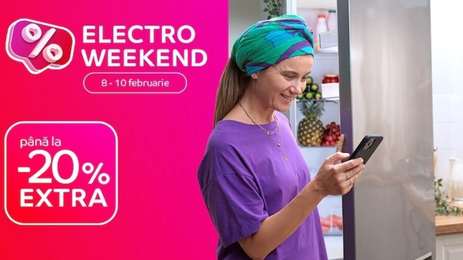 Start Electro Weekend la eMAG! Reduceri la smartphone-uri, gadget-uri, electrocasnice mari și mici în perioada 8-10 februarie 2025