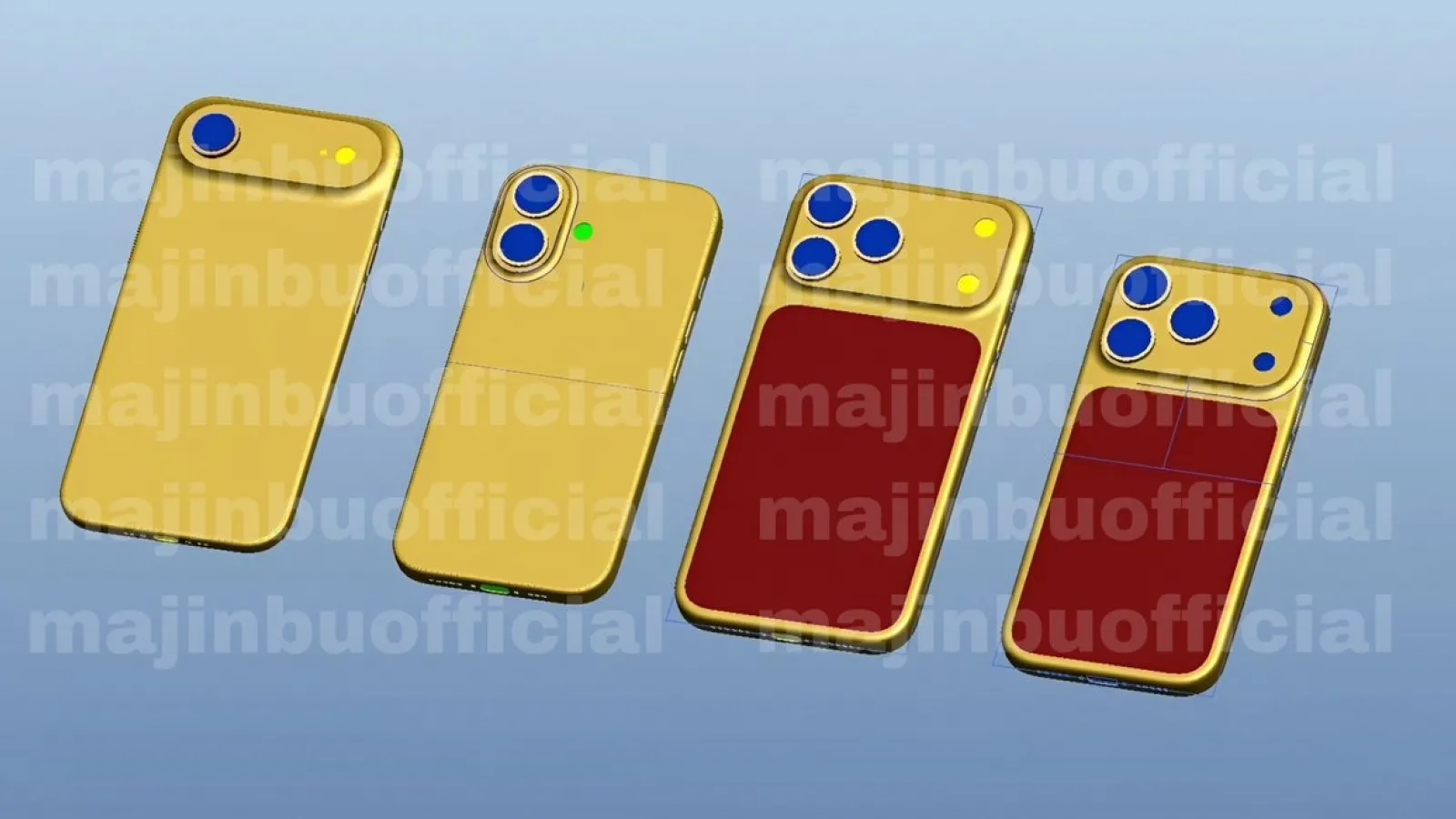 iPhone 17 vine cu aspect complet diferit între modele; Noi randări CAD sugerează o harababură desăvârșită
