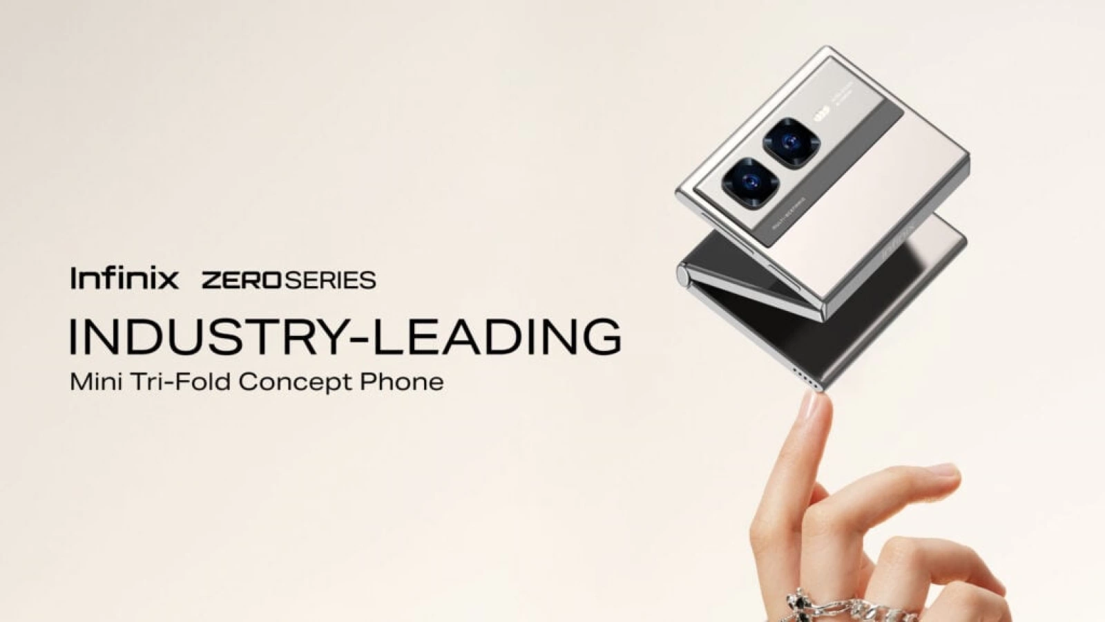 Infinix prezintă un smartphone triplu-pliabil vertical, sub conceptul ZERO Series Mini Tri-Fold; Iată imagini și detalii cu privire la funcționalitatea sa