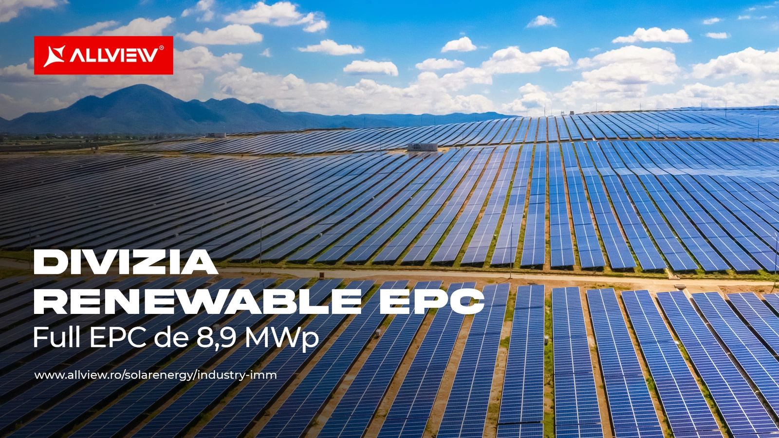 Renewable EPC by Allview dezvoltă un parc fotovoltaic de 8,9 MWp la Reșița; investiție de 5,4 milioane euro