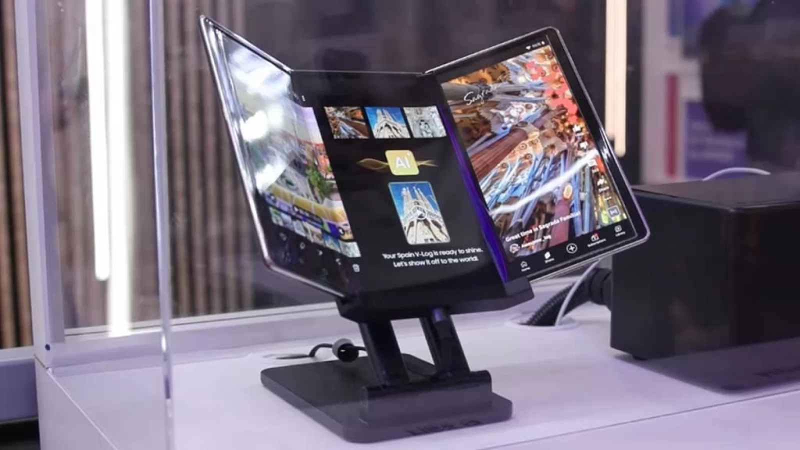 Samsung inovează: un nou brevet pentru un ecran cu camere repoziționabile