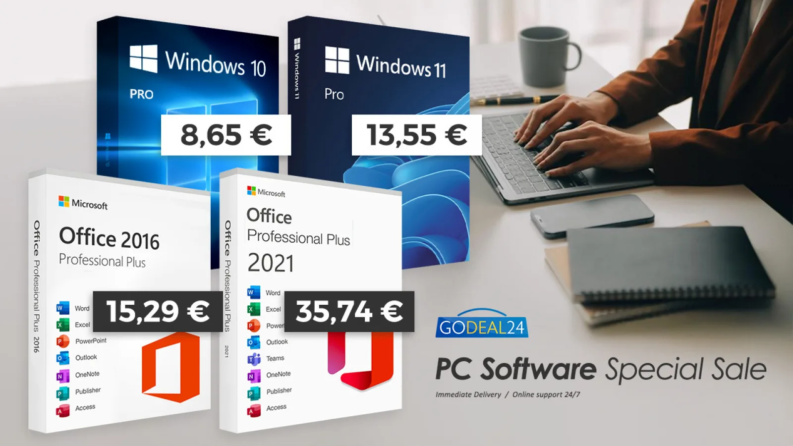Licențe Windows pentru toți! GoDeal24 aduce reduceri MARI în campania "Special Sale" din aprilie