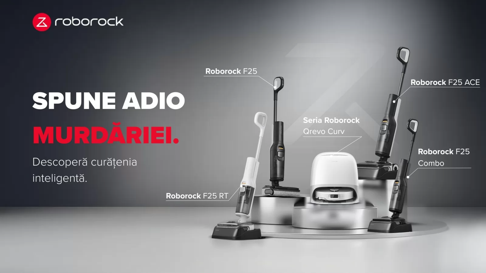 Noile aspiratoare verticale Roborock F25 sunt aici, create pentru nevoi variate, ușor de utilizat și gata de aspirat și spălat în prag de Paște