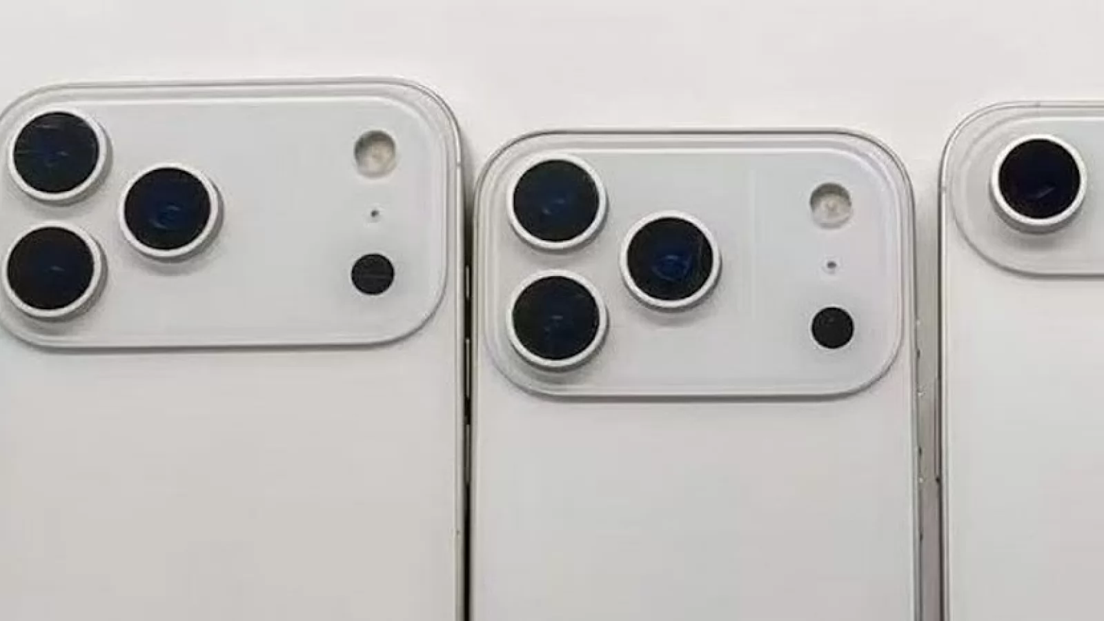 iPhone 17, 17 Air, 17 Pro și 17 Pro Max apar în premieră în fotografii sub formă de machete