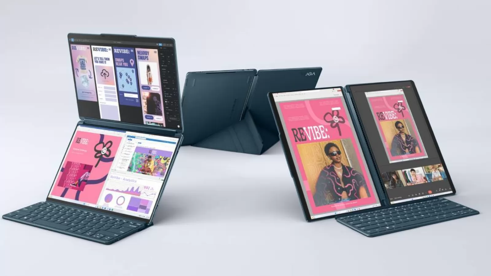 Resigilatul zilei #36: Lenovo Yoga Book 9 cu două ecrane OLED touch și Intel Core Ultra 7; Un setup complet pentru multitasking oriunde lucrezi