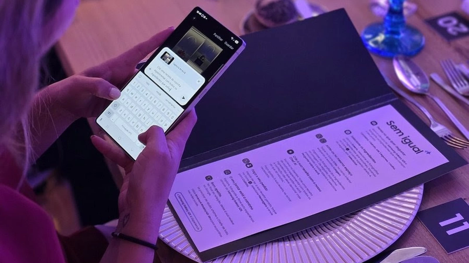Samsung duce AI-ul în farfurie; Un restaurant pop-up din Portugalia folosește Galaxy AI pentru rețete personalizate