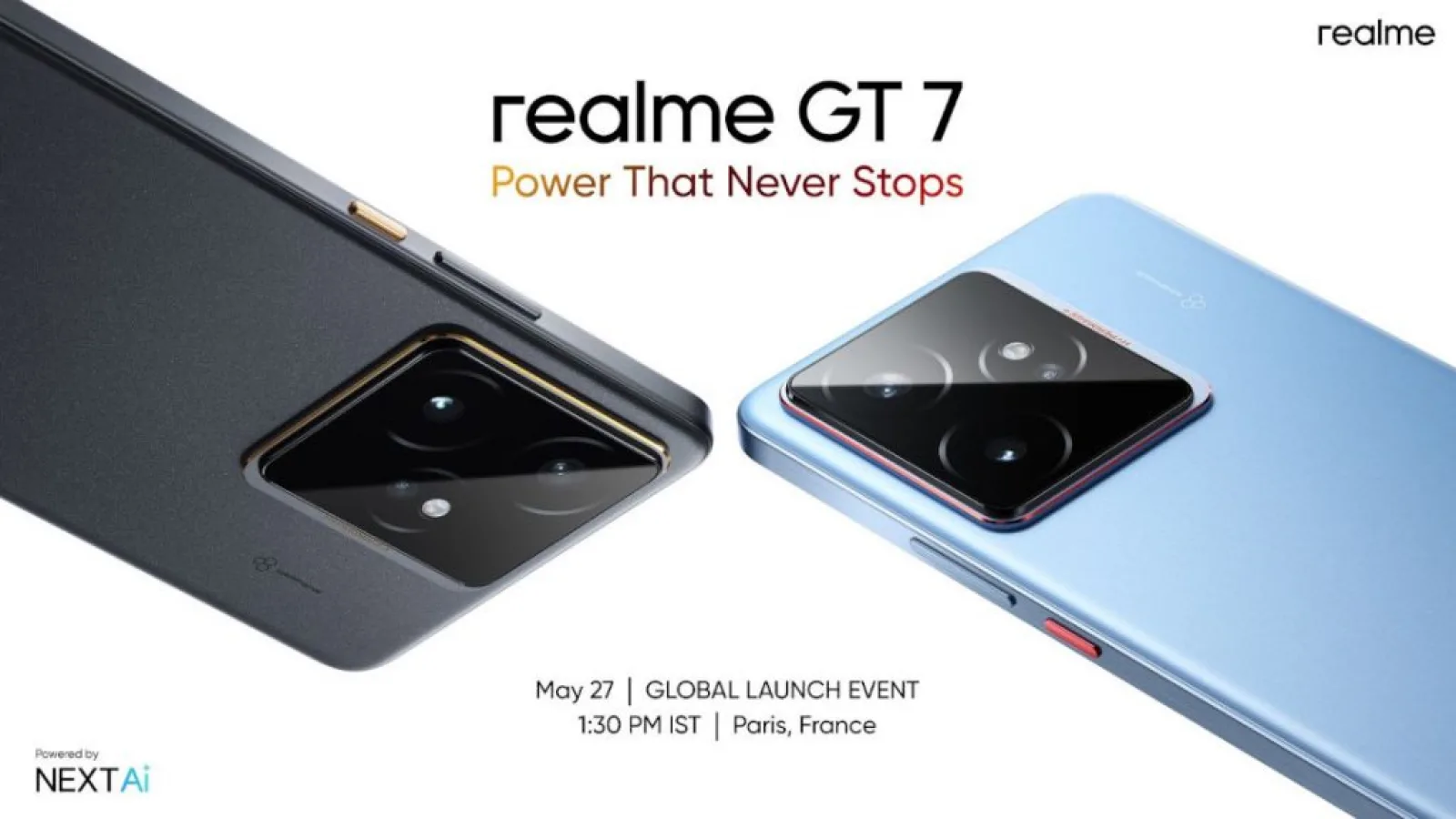 Realme alege capitala Franței pentru lansarea lui realme GT 7 la nivel global pe 27 mai