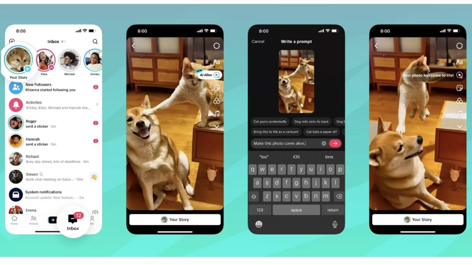 TikTok îţi permite să faci din imagini video-uri cu unealta AI Alive