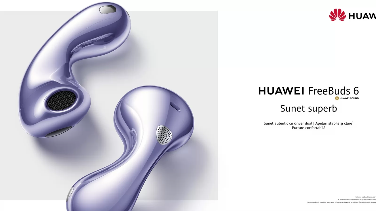 Noile căști open-fit HUAWEI FreeBuds 6 sunt disponibile oficial în România, cu extra reducere și înlocuire pentru o cască dacă o pierzi