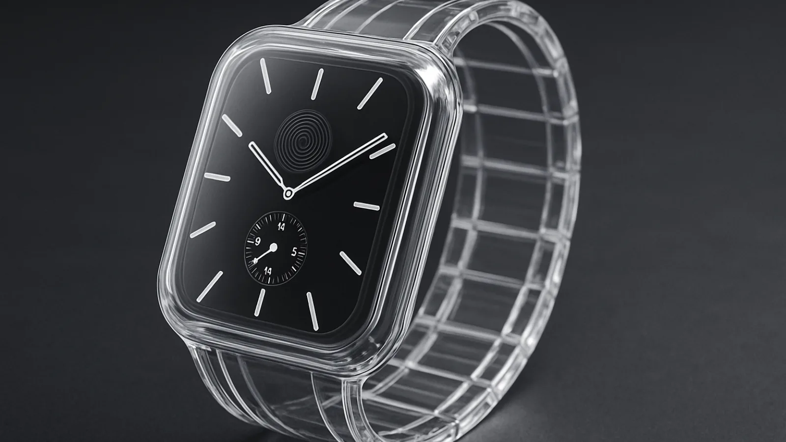 Apple pregătește un Apple Watch fabricat integral din sticlă; Ecranul curbat ar putea elimina butoanele fizice