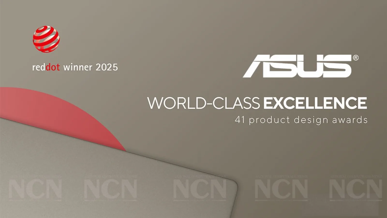 ASUS bifează 41 de premii Red Dot în 2025; cele mai multe vin din zona PC-urilor