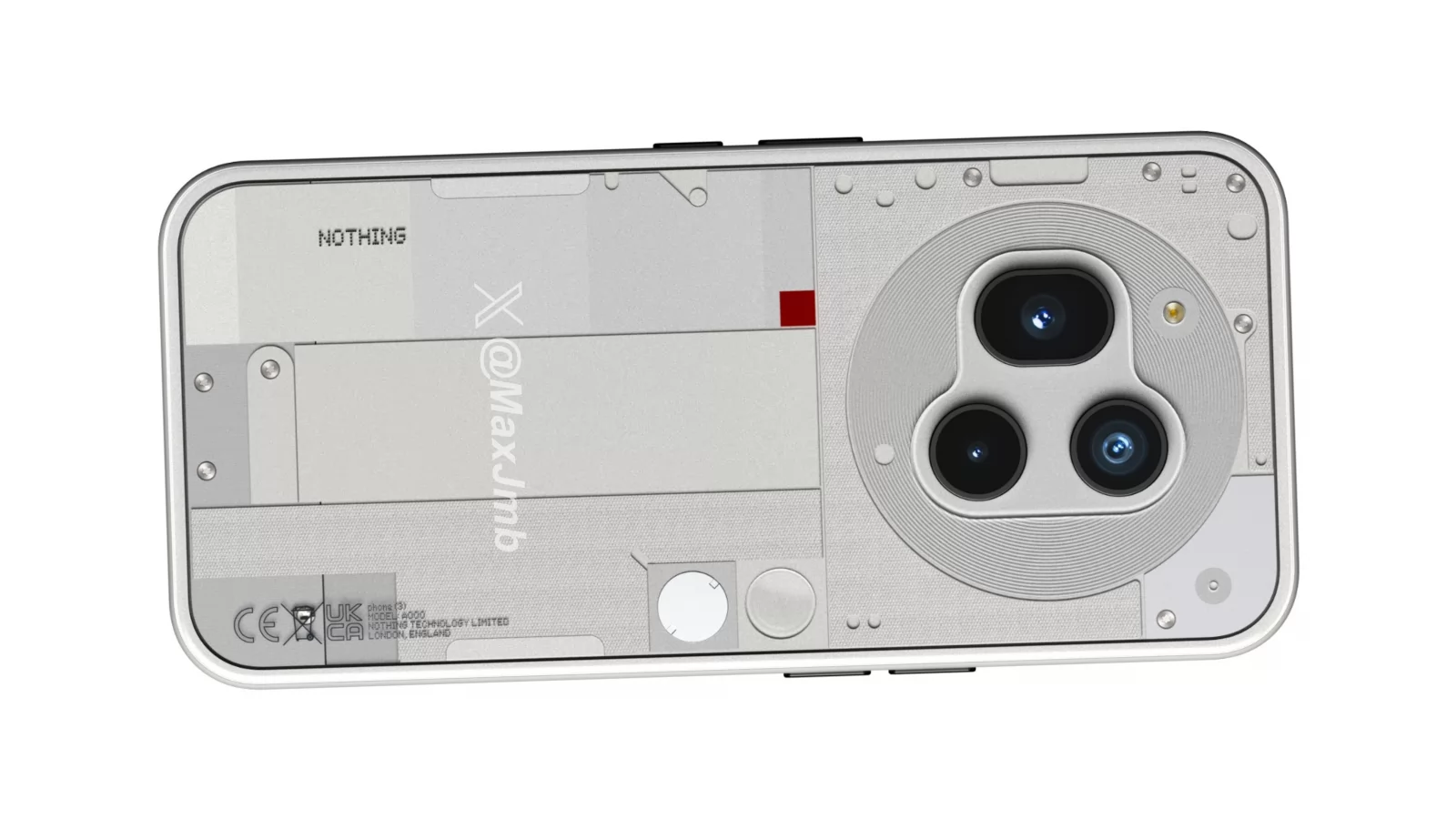 Avem o primă imagine clară cu Nothing Phone (3) și chiar nu mai are iluminare Glyph! Nothing renunță la dotarea care i-a consacrat