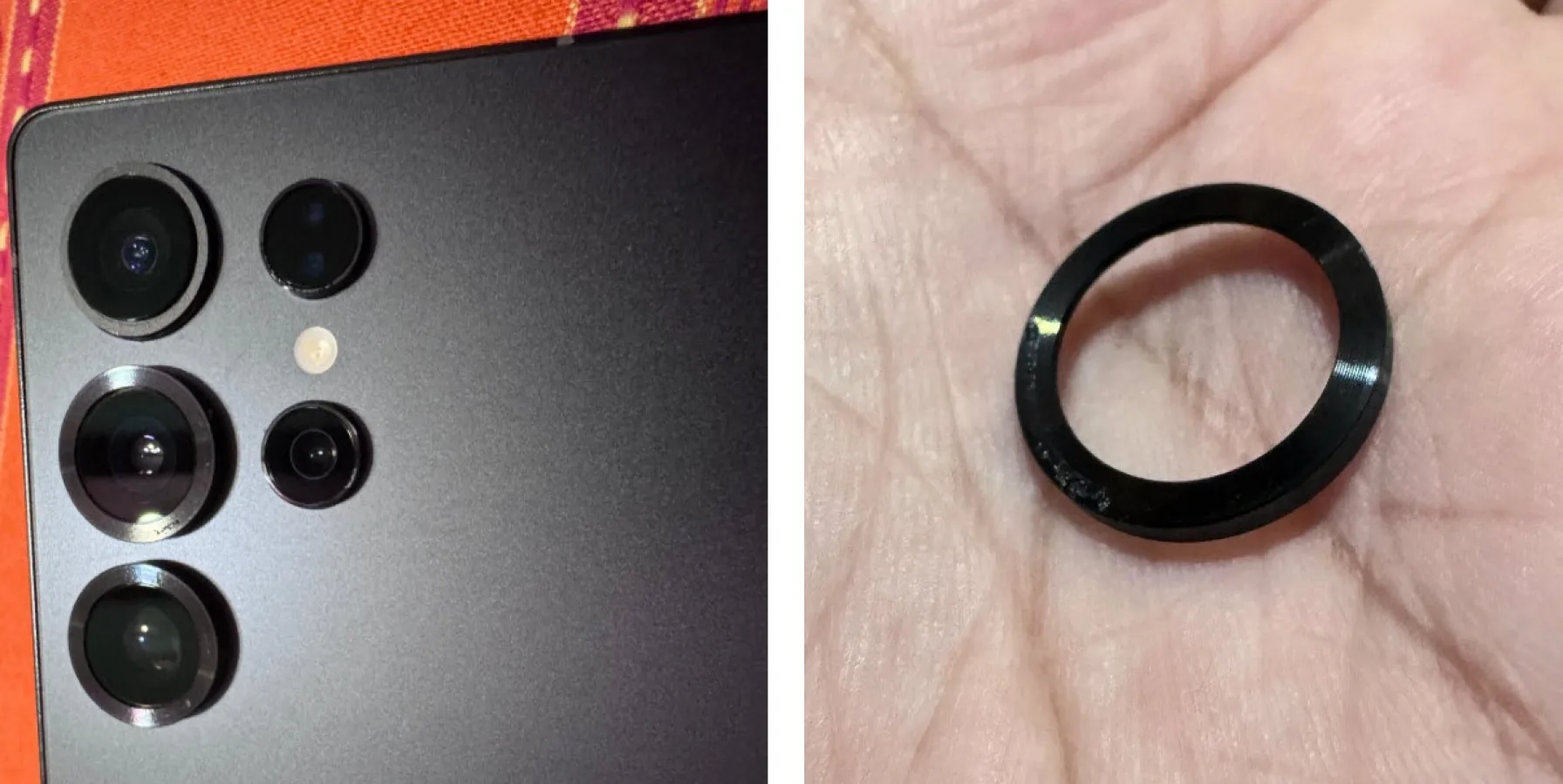 Samsung Galaxy S25 Ultra are probleme cu inelele camerei, care cad