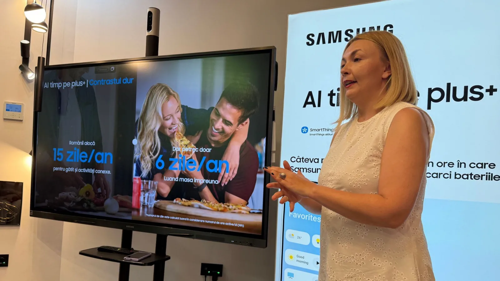 Cum câștigi zeci de zile pe an cu electrocasnicele smart de la Samsung: AI timp pe plus+, de la showroom-ul Kuziini