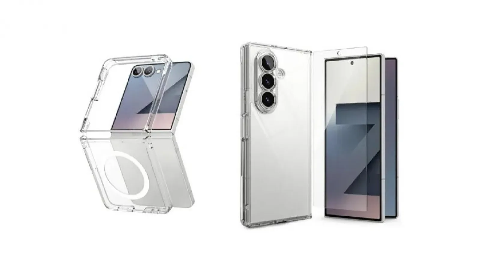 Continuă aparițiile noilor pliabile Galaxy Z Fold7 și Galaxy Z Flip7, cu noi randări de accesorii