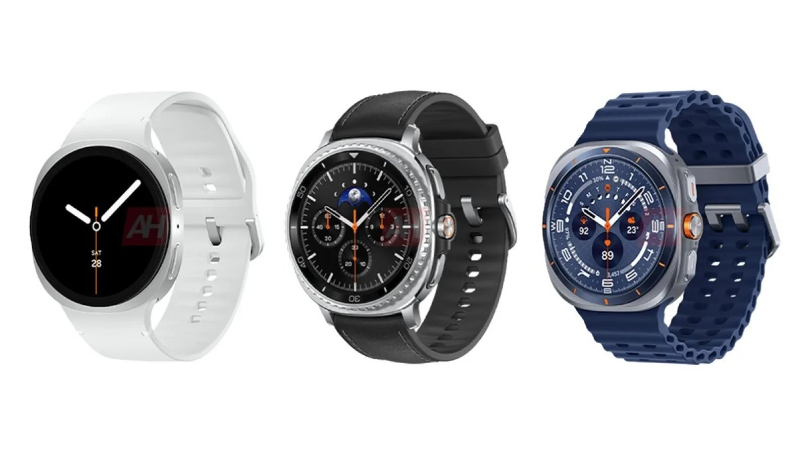 Avem listele complete de specificații pentru Galaxy Watch8, Watch8 Classic și Watch Ultra (2025) + sume de vânzare 