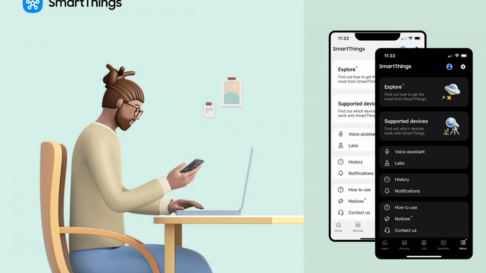 SmartThings devine mai inteligent: Samsung introduce rutine în limbaj natural și funcții noi pentru Apple Watch și SmartTag