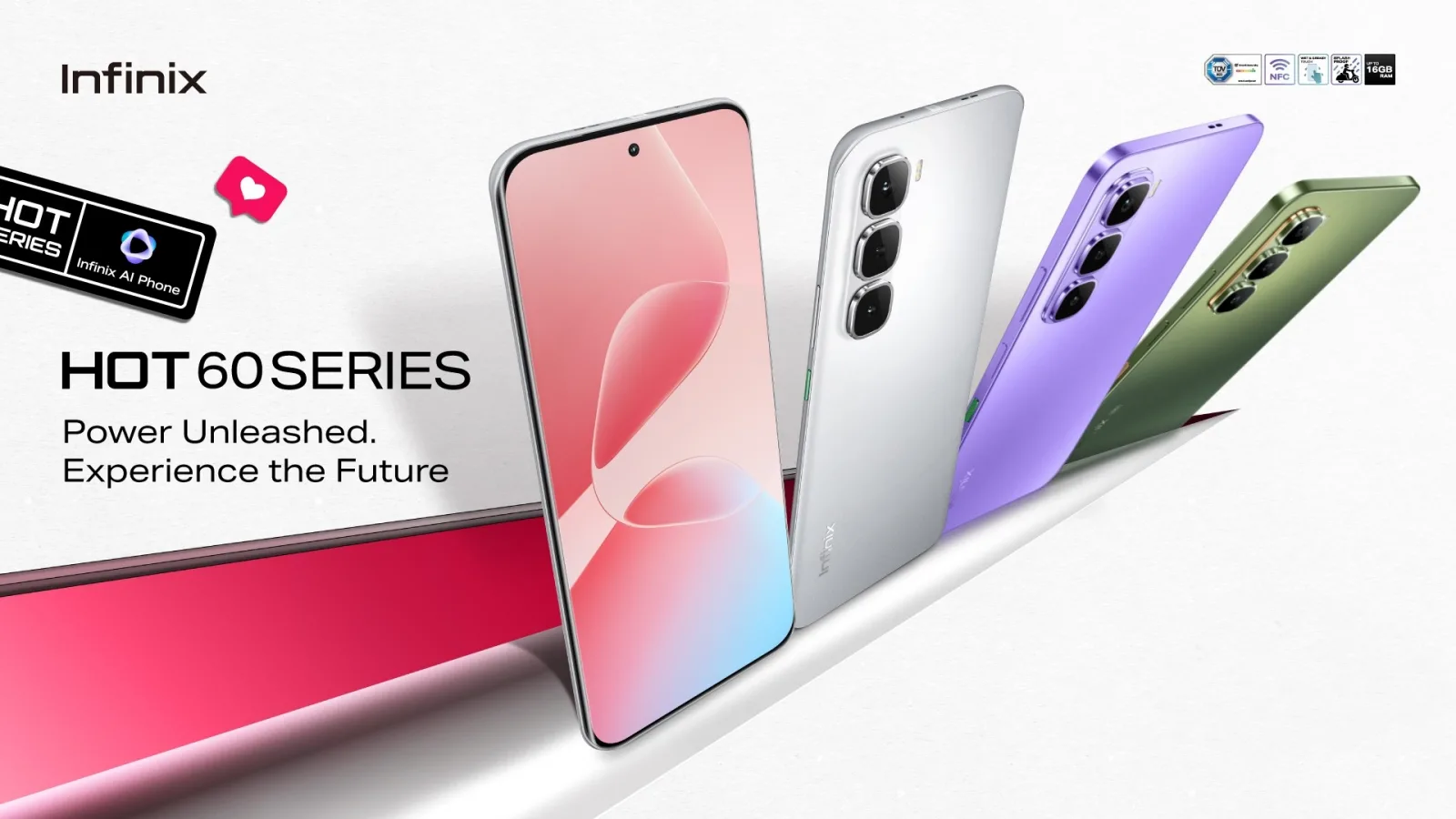 Seria Infinix Hot 60 ajunge global; Modelul Hot 60 Pro+ iese în evidență, cu ecran de 144Hz, corp ultra-subțire, acustică JBL