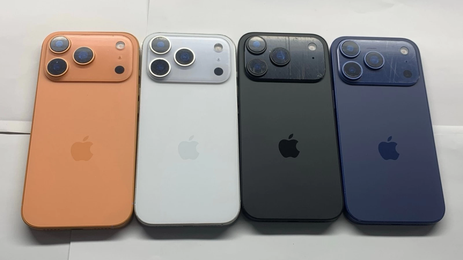 Întregul lineup iPhone 17 este prezentat sub formă de machete, cu nuanțe actualizate; Lansarea este la 6 săptămâni distanță