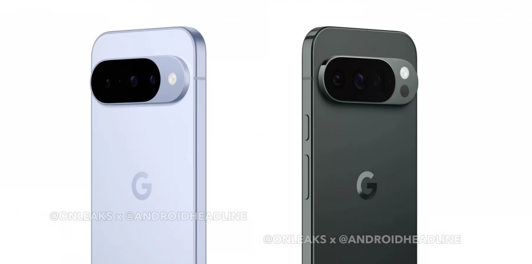 Vedem noile flagship-uri Pixel 10 și Pixel 10 Pro în randări din toate unghiurile, pe nuanțele Frost și Obsidian