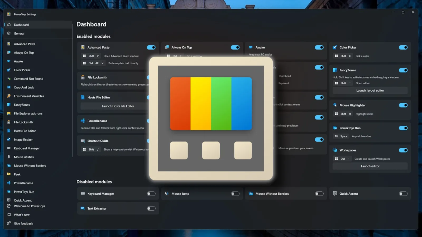Microsoft lansează PowerToys 0.93.0; Accent pe interfață și performanță în Windows 11