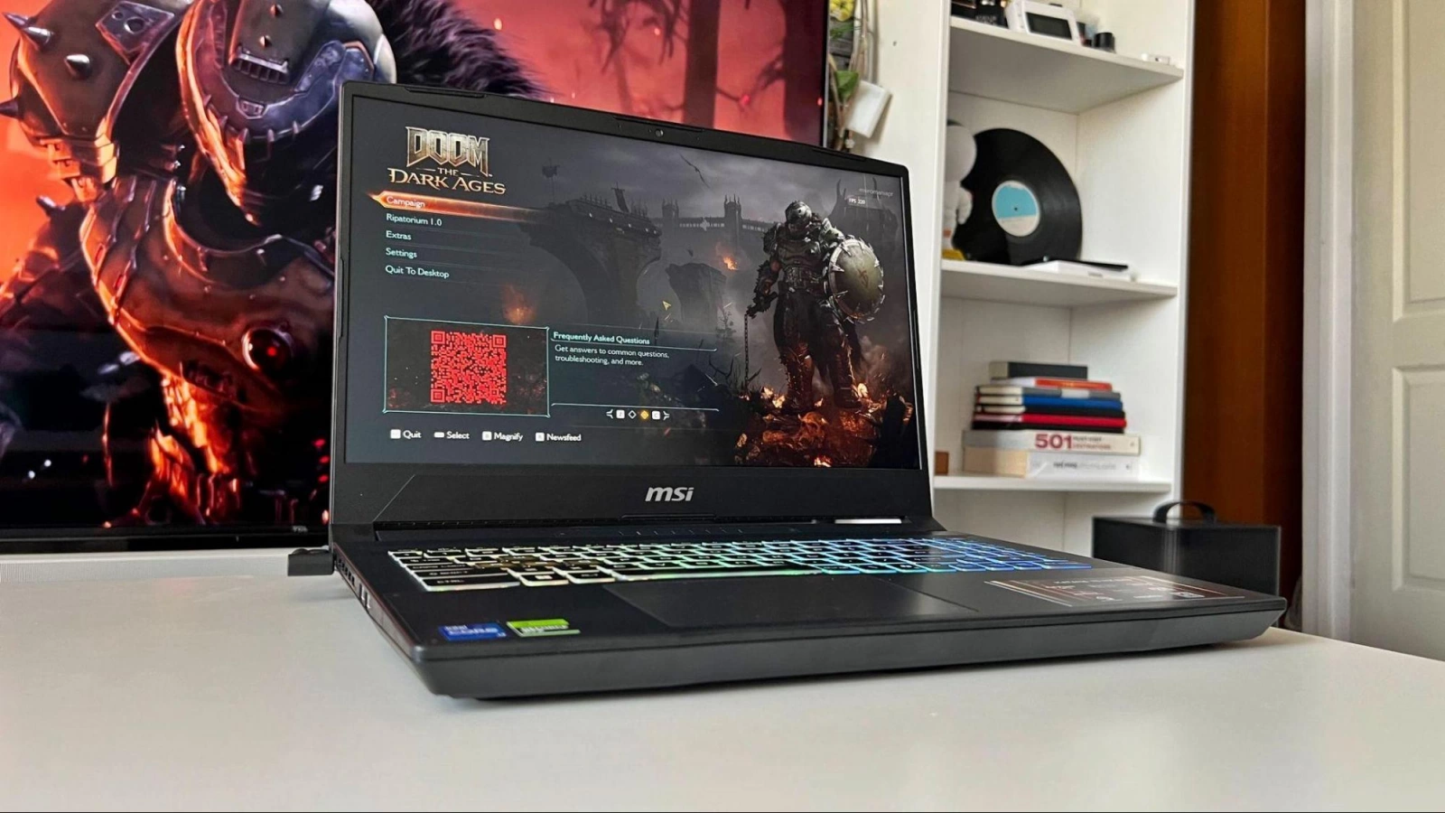 Cum am sărit de 270 FPS în noul joc DOOM pe un laptop MSI Katana 15 HX B14W cu NVIDIA GeForce RTX 5060