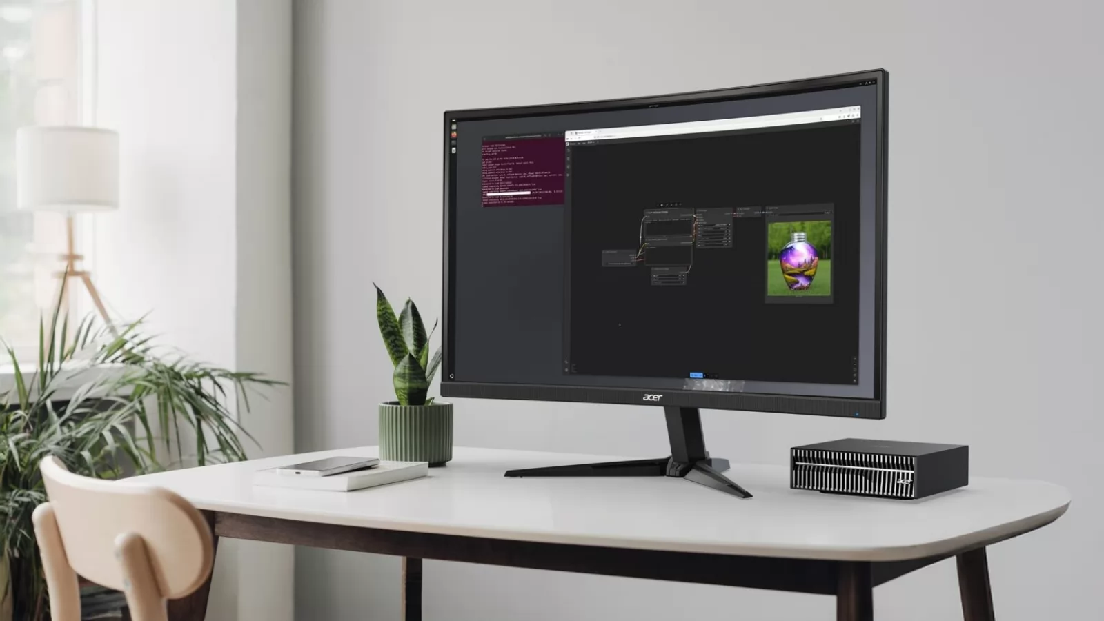 IFA 2025: Acer Veriton GN100 AI, mini stația de lucru cu cip NVIDIA GB10; până la 1 PFLOPS într-un format compact