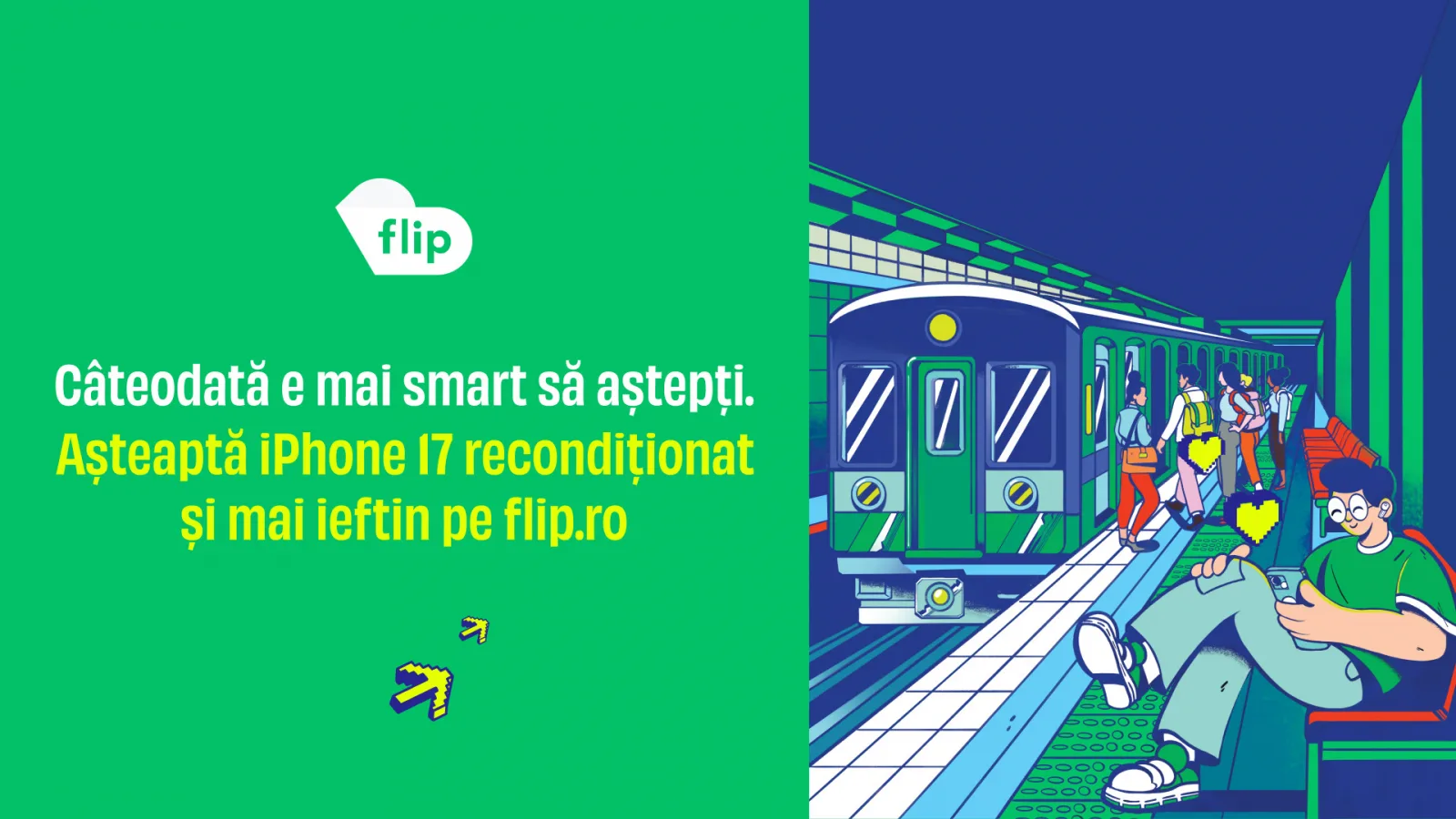Câteodată e mai smart să aștepți; așteaptǎ iPhone17 recondiționat și mai ieftin pe Flip ro