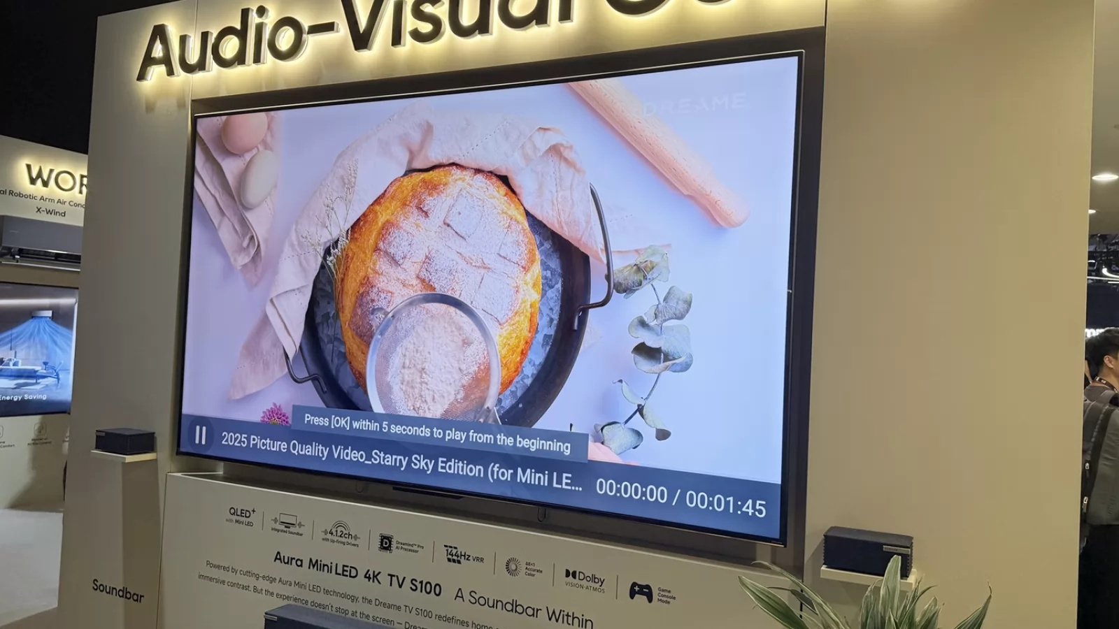 IFA 2025: Dreame face televizoare! Modelul S100 aduce un panou QLED+, cu tehnologie Mini LED, refresh rate crescut, setup audio de top (Video)