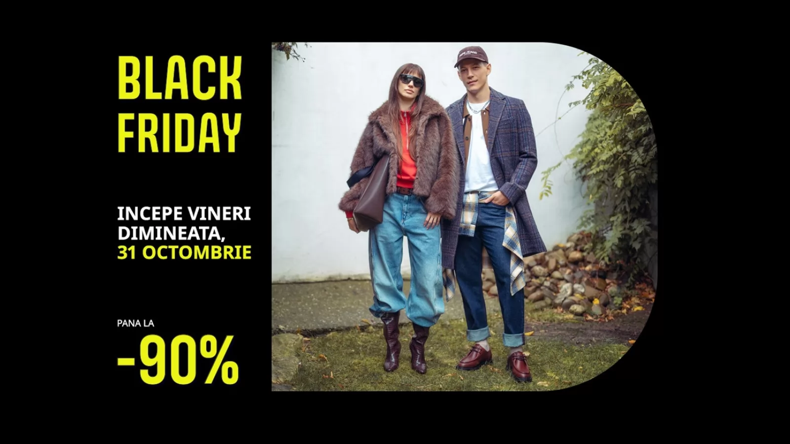 Pregătește-ți favoritele! Black Friday începe vineri pe 31 octombrie la Fashion Days, cu reduceri de până la 90%!