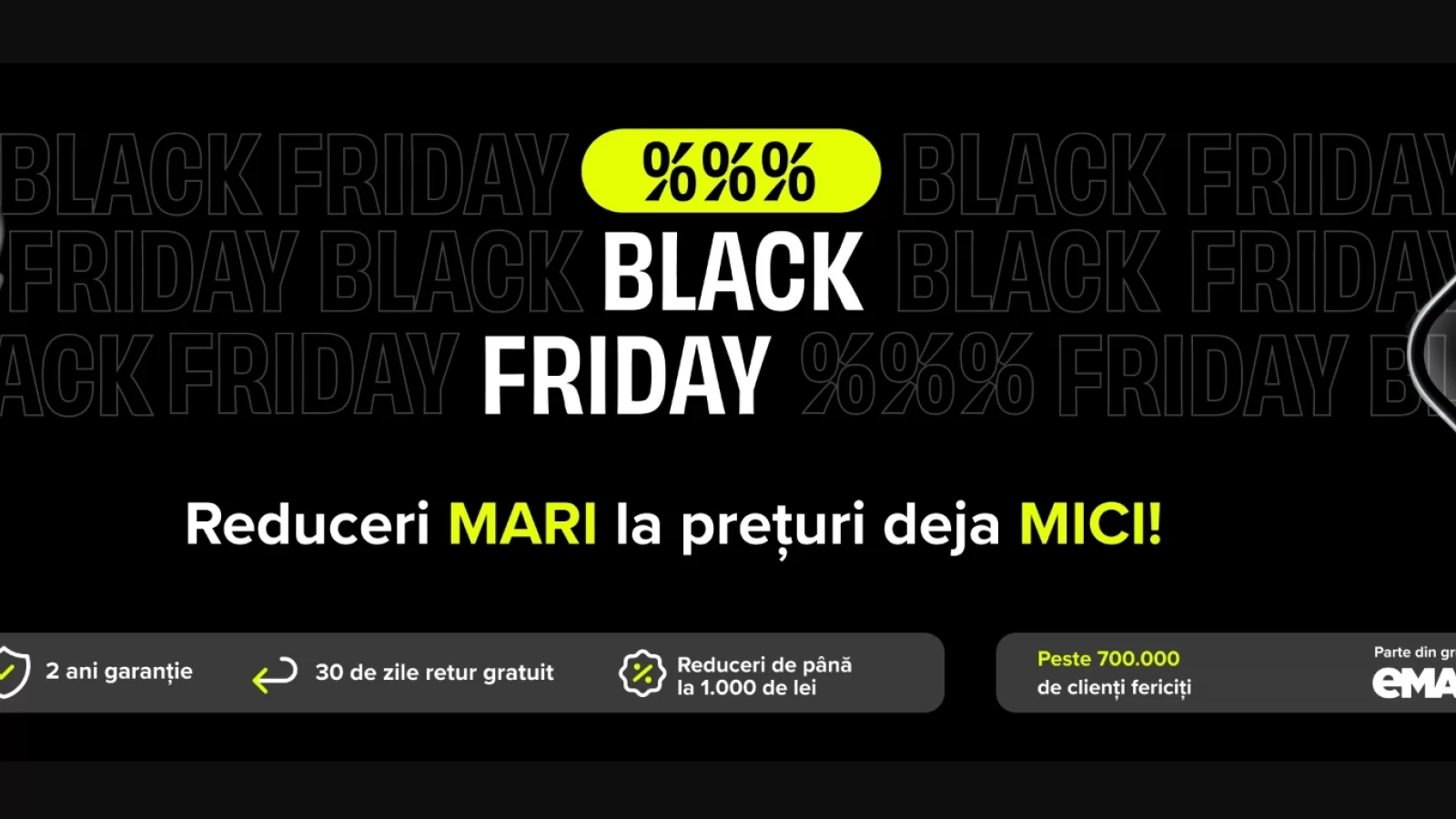 A început Black Friday 2025 la Flip.ro; Ce îmi face cu ochiul?