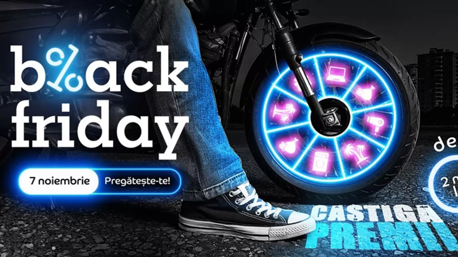 eMAG dezvăluie primele oferte din catalogul Black Friday 2025: televizor la 799 lei, bilet Beach Please la 10 lei, abonament Untold pe viață