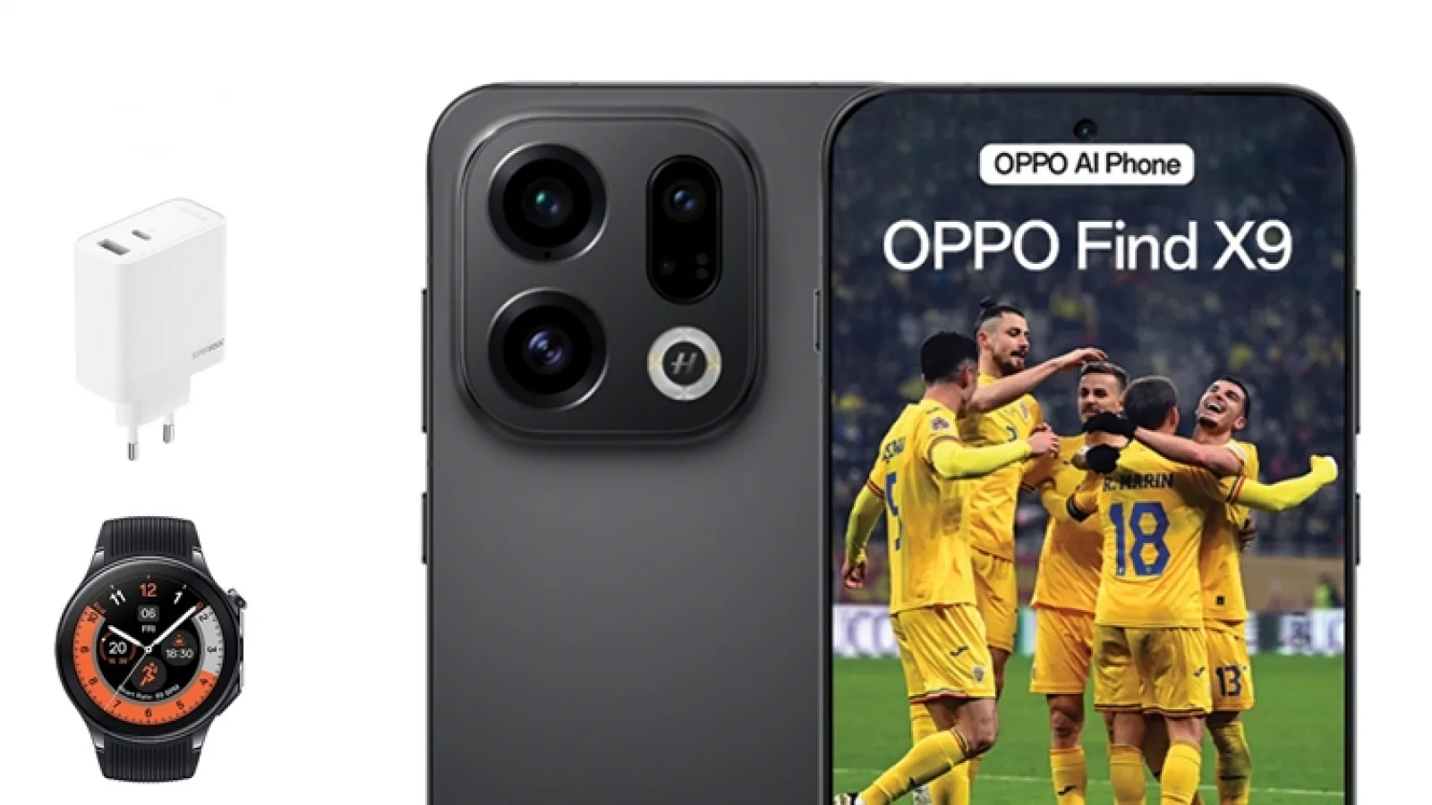 Preț și disponibilitate OPPO Find X9 în România (cadouri - smartwatch, încărcător, husă)