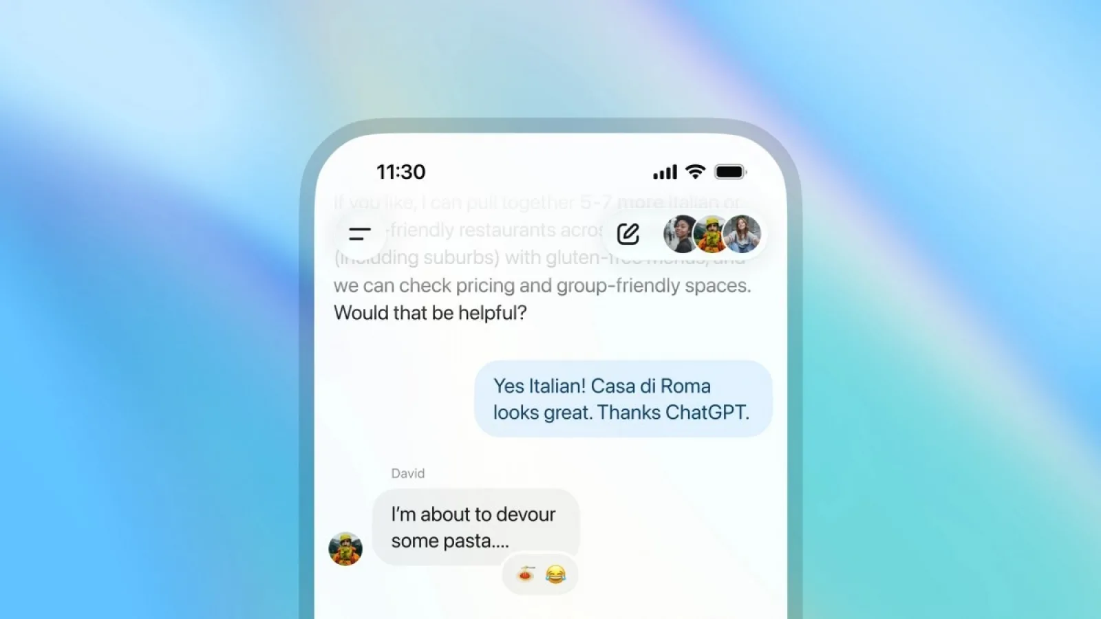 ChatGPT primește chat-uri de grup; OpenAI testează chat-urile colaborative cu până la 20 de persoane