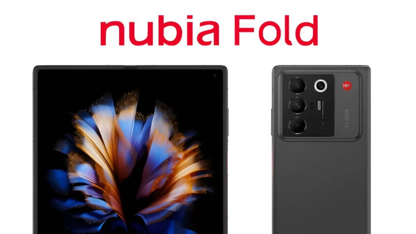 Nubia urmează să lanseze primul pliabil tip carte din portofoliu! Apare în randări alături de Nubia Flip 3