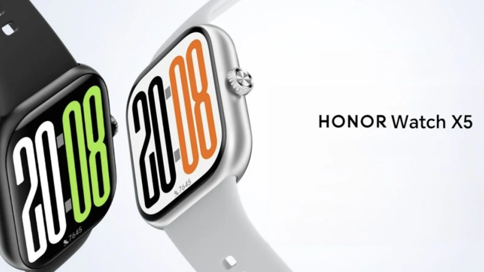 HONOR Watch X5 anunţat: ceas cu ecran AMOLED mare, 120 moduri sport, certificare 5 ATM