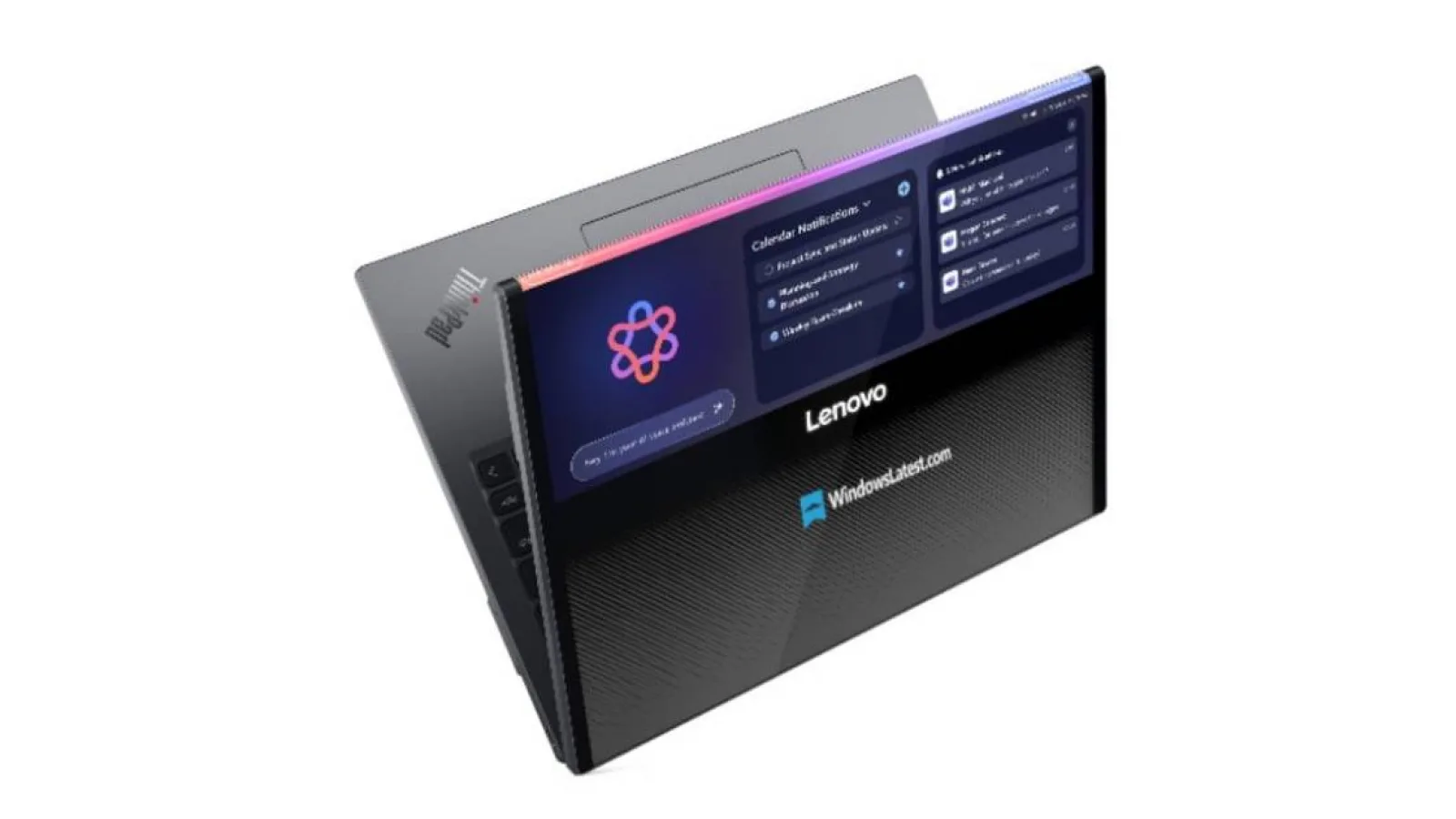 CES 2026: Lenovo experimentează din nou cu ecrane rulabile; ThinkPad Rollable XD aduce un twist futurist