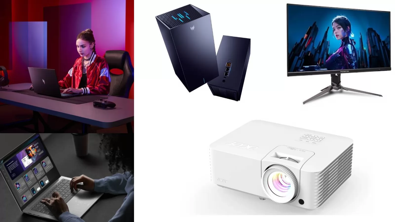 Ce a lansat Acer la CES 2026? De la laptopuri de gaming de top, la monitoare pentru gameri și profesioniști + echipamente serioase de rețelistică (Video)