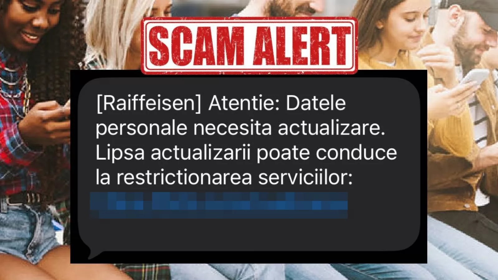 Un nou scam apare la orizont! SMS-ul de la „bancă” care îți cere actualizarea datelor