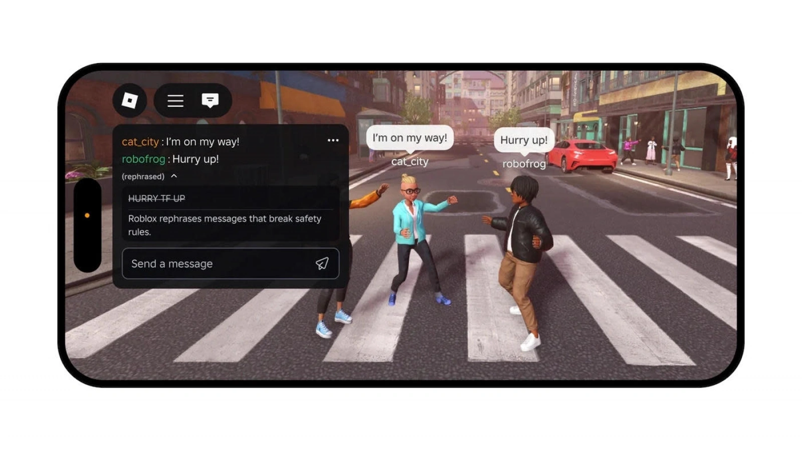 Roblox introduce un asistent AI capabil să reformuleze mesaje care conțin un limbaj nepotrivit