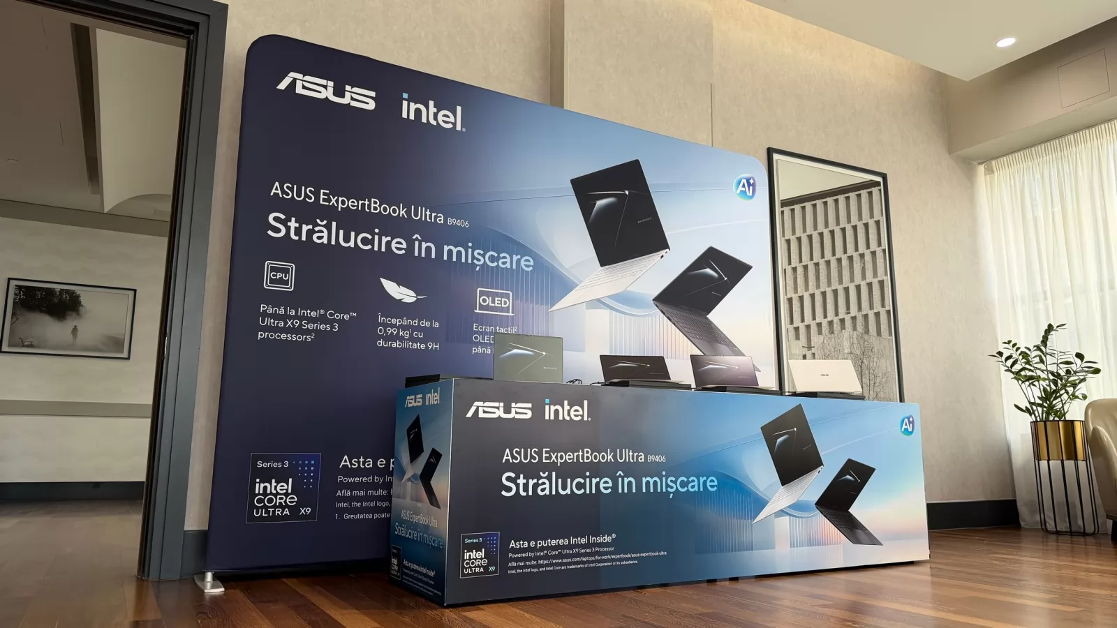 Noul laptop business ASUS ExpertBook Ultra este de astăzi în România, cu 64 GB RAM, ecran OLED 3K și Intel Core Ultra 