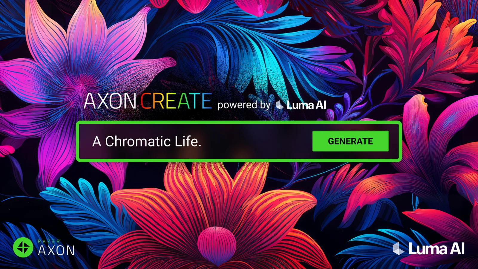 Cum creezi artă pe loc cu RAZER Axon Wallpaper Engine? Acum ai generare de wallpapers interactive prin Luma AI
