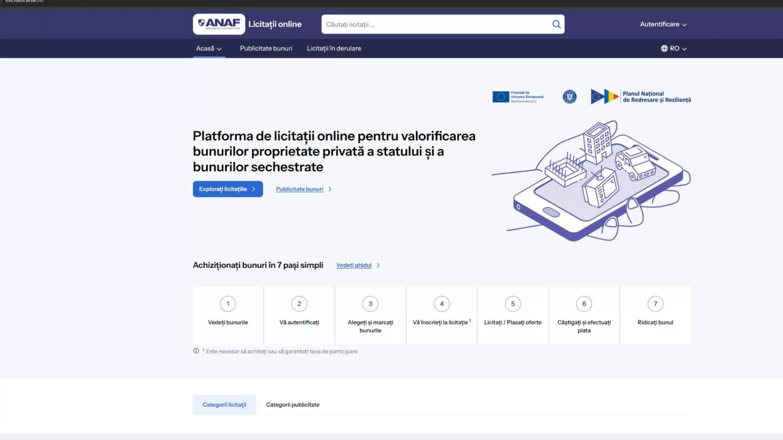 Furt la ANAF? Lipsesc 200 de maşini din depozitele Fiscului, la lansarea magazinului online