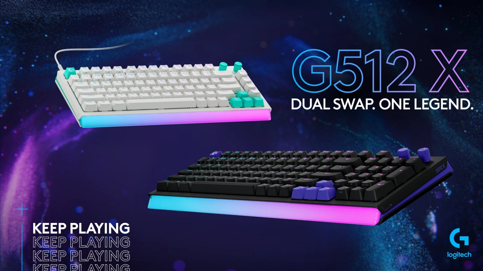 Logitech lansează G512 X! Tastatură cu switch-uri analogice și mecanice interschimbabile, gândită pentru control precis în jocuri competitive