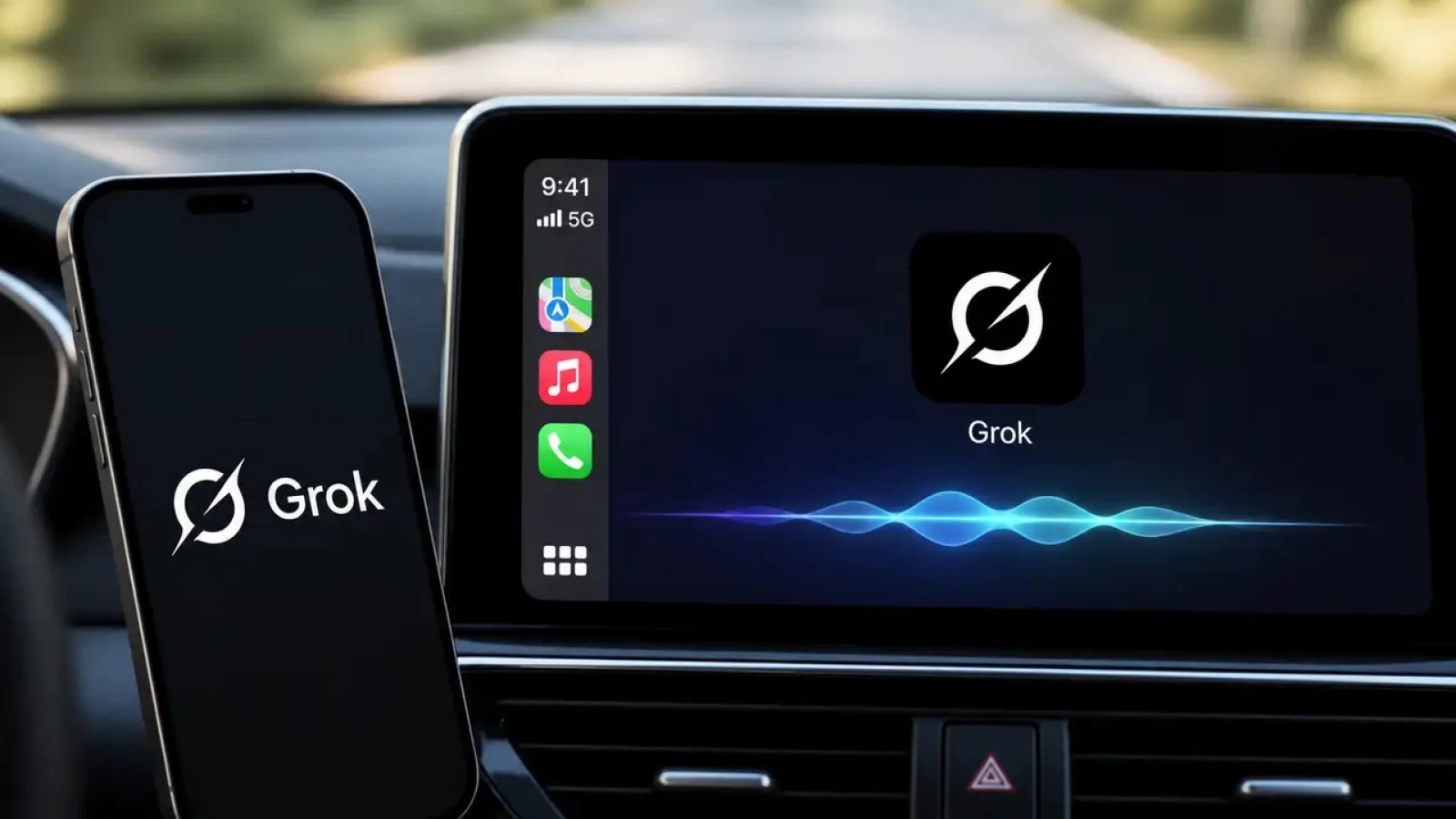 Grok AI ajunge pe Apple CarPlay și oferă conversații handsfree pentru șoferi