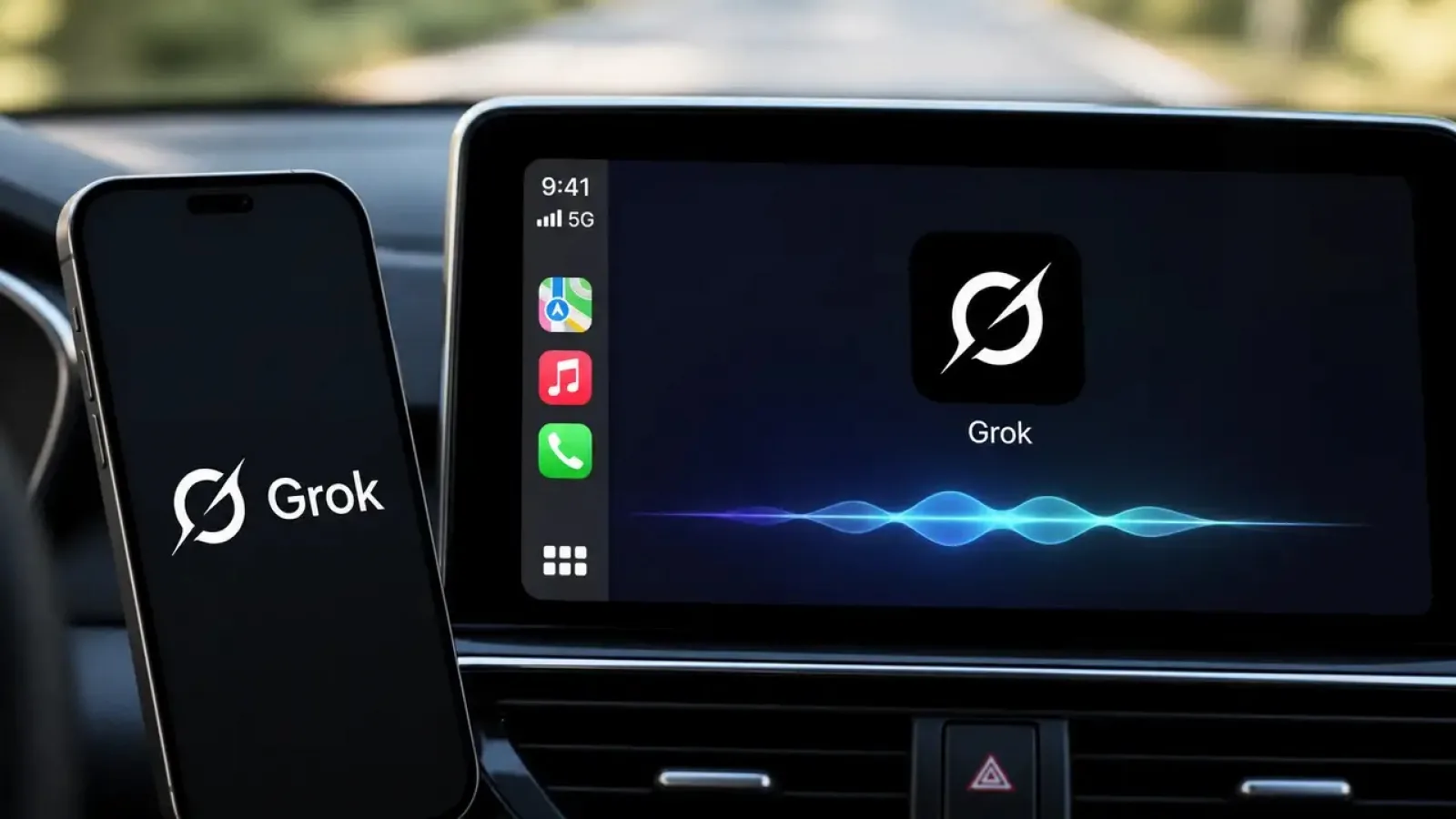 Grok AI ajunge pe Apple CarPlay și oferă conversații handsfree pentru șoferi