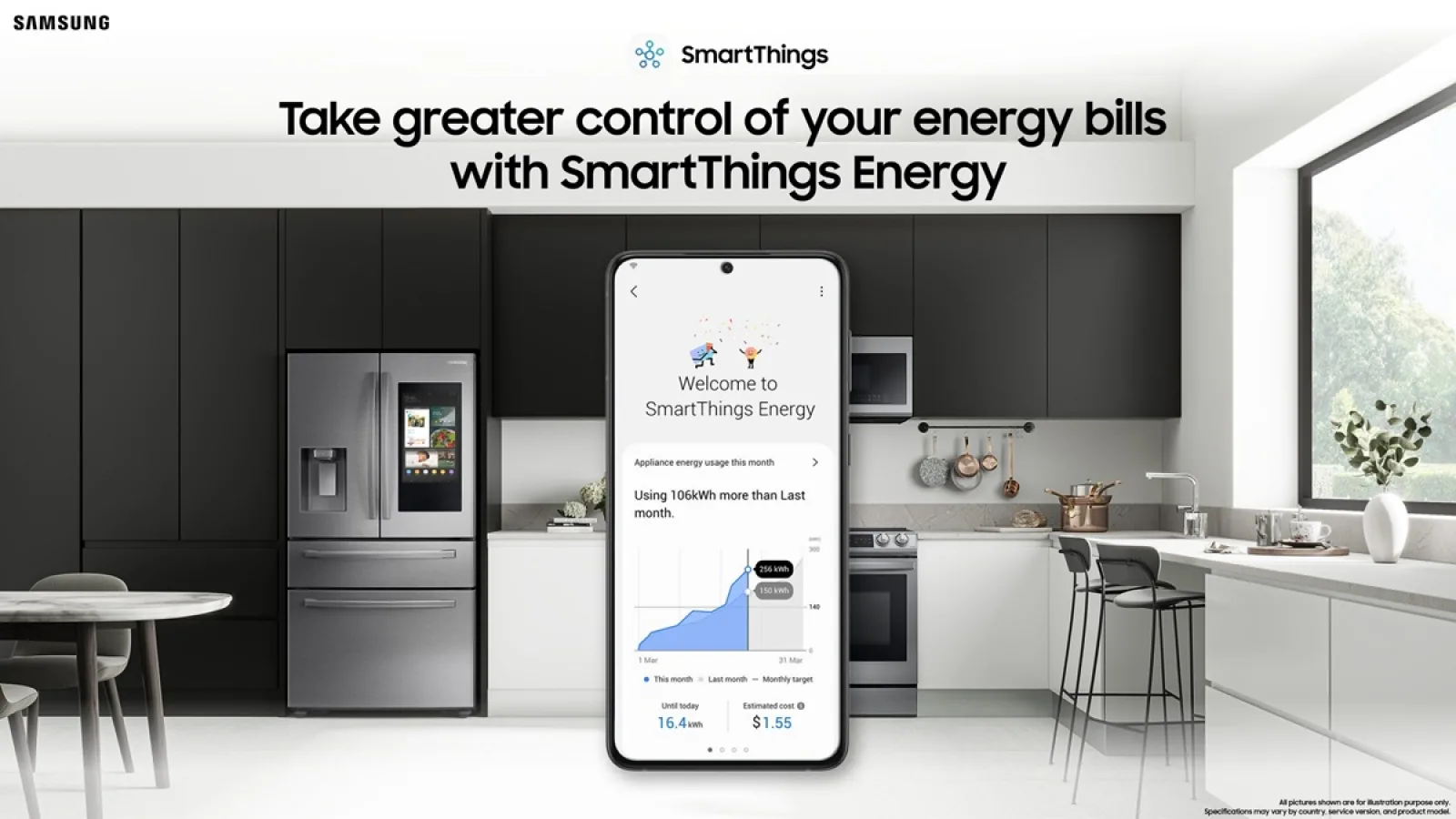 Samsung adoptă noul cod UE pentru electrocasnice inteligente; SmartThings Energy va avea un rol mai important în gestionarea consumului