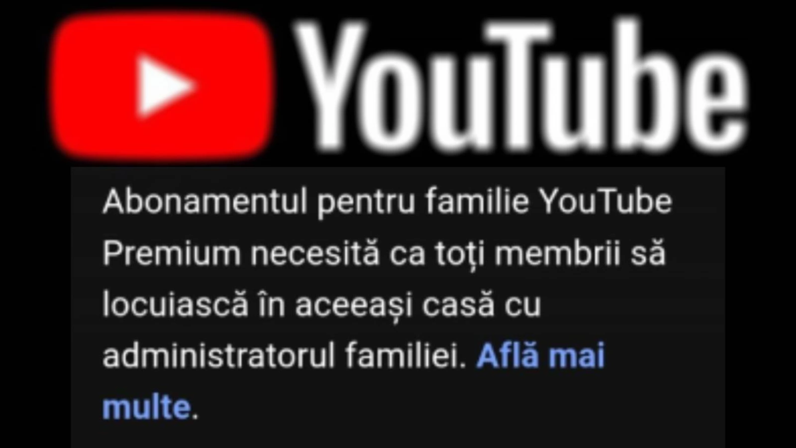 Adio conturi YouTube Premium împărțite între prieteni? Google trimite avertismente utilizatorilor Family din România