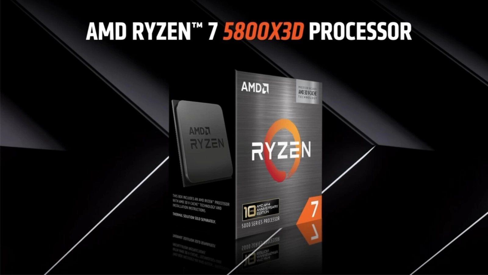 AMD abordează diferit criza componentelor: Ryzen 7 5800X3D revine acum într-o ediție aniversară, iar noul 7700X3D promite gaming de top la costuri mai reduse