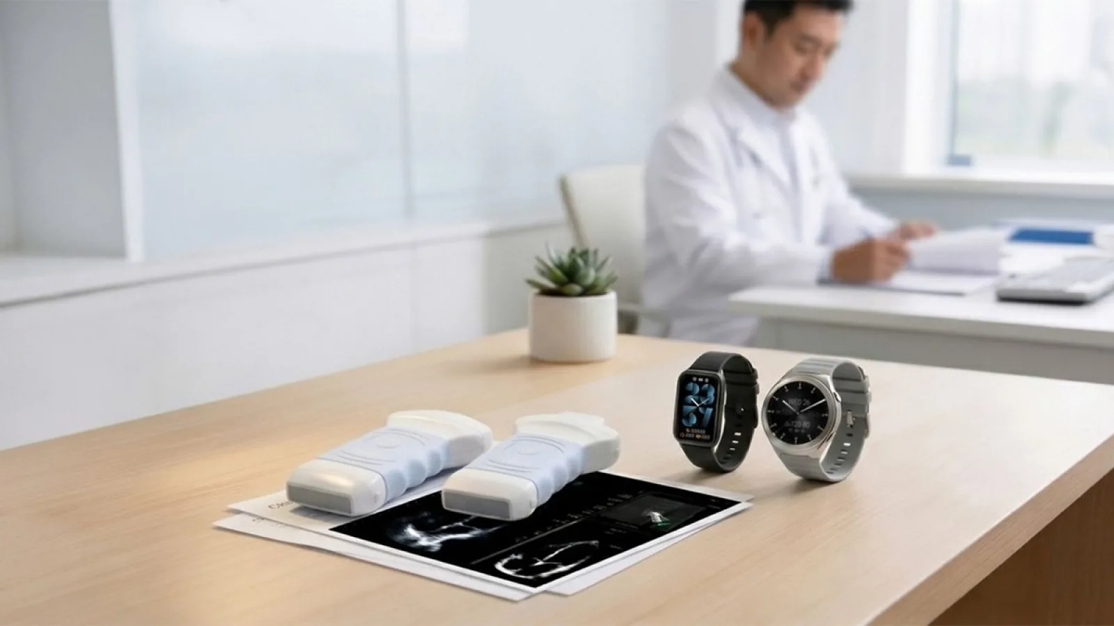 ASUS mizează pe AI în spitale la Computex 2026: ultrasunete portabile și ceas medical inteligent